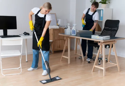 Nettoyage de bureau professionnel à la Harengère
